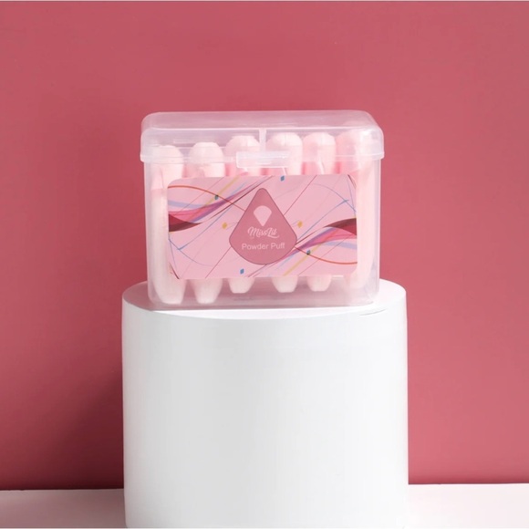 NIB Miss Lil 6-Piece Pink Powder Puff Make-up Set - Picture 7 of 7